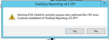 Failed To Correctly Acquire Vstor Redist Exe File Crc Error Solver Support