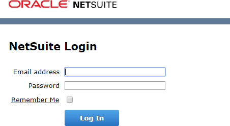 Login netsuite NetSuite SuiteTalk